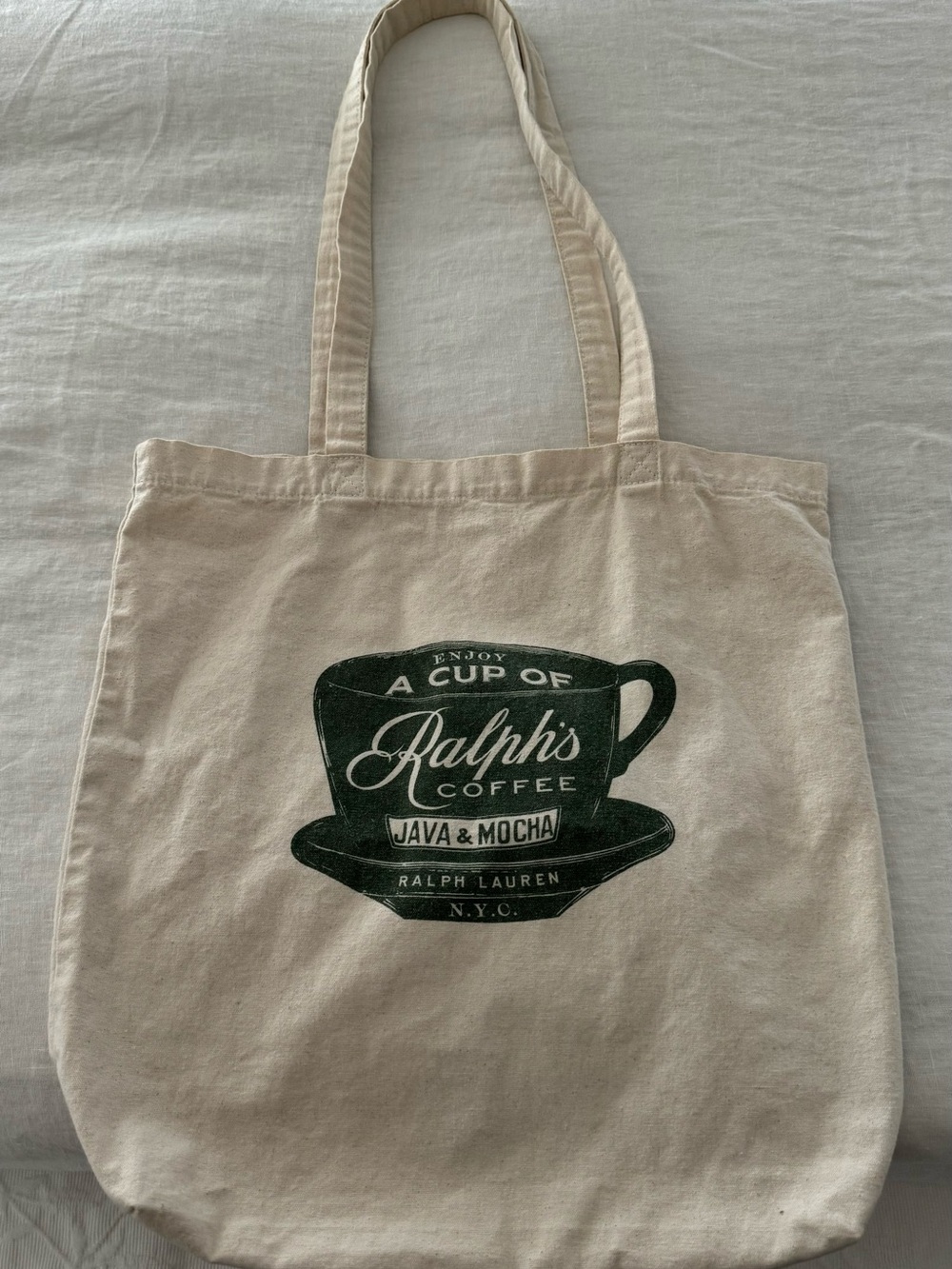 Ralph’s coffee tote bag